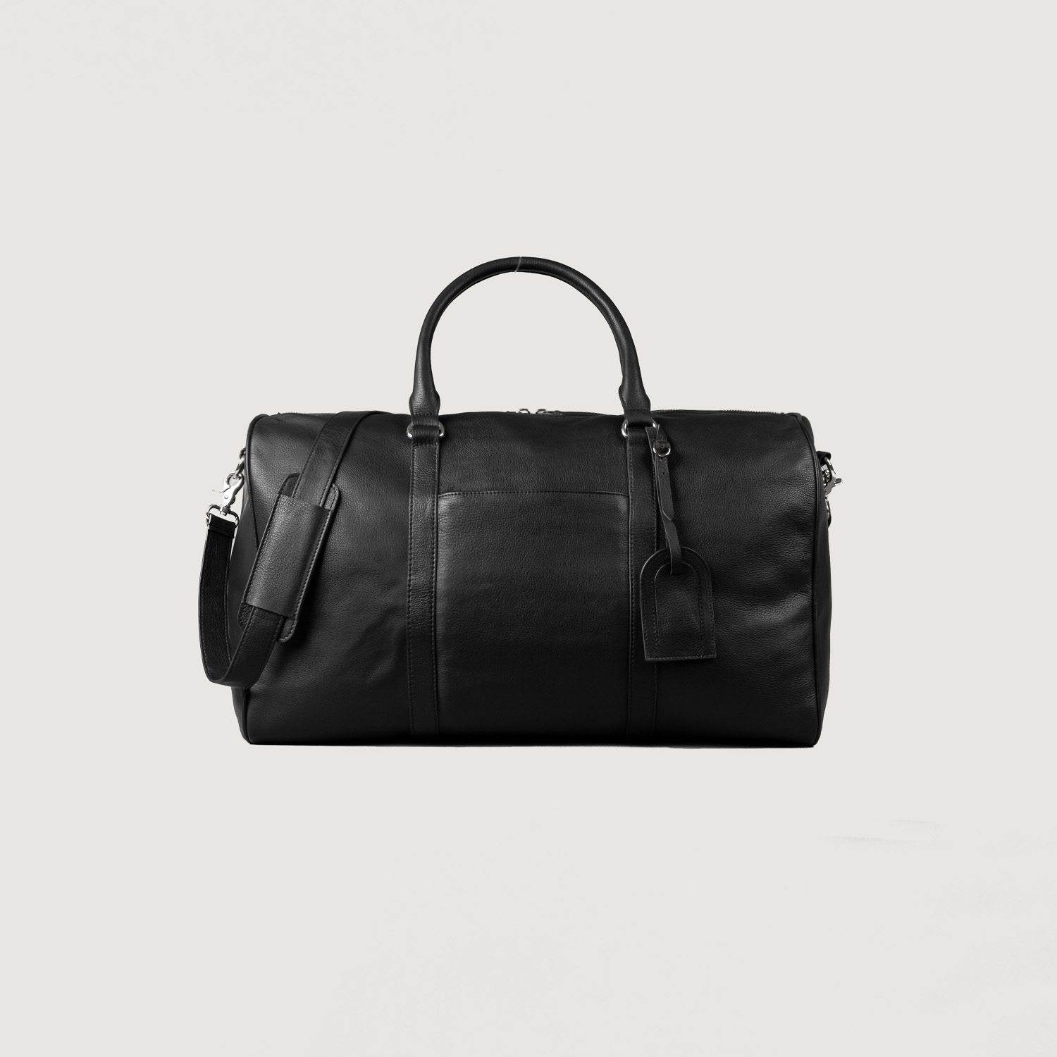 the-darrio-black-leather-duffle-bag-for-men-women-the-jacket-maker