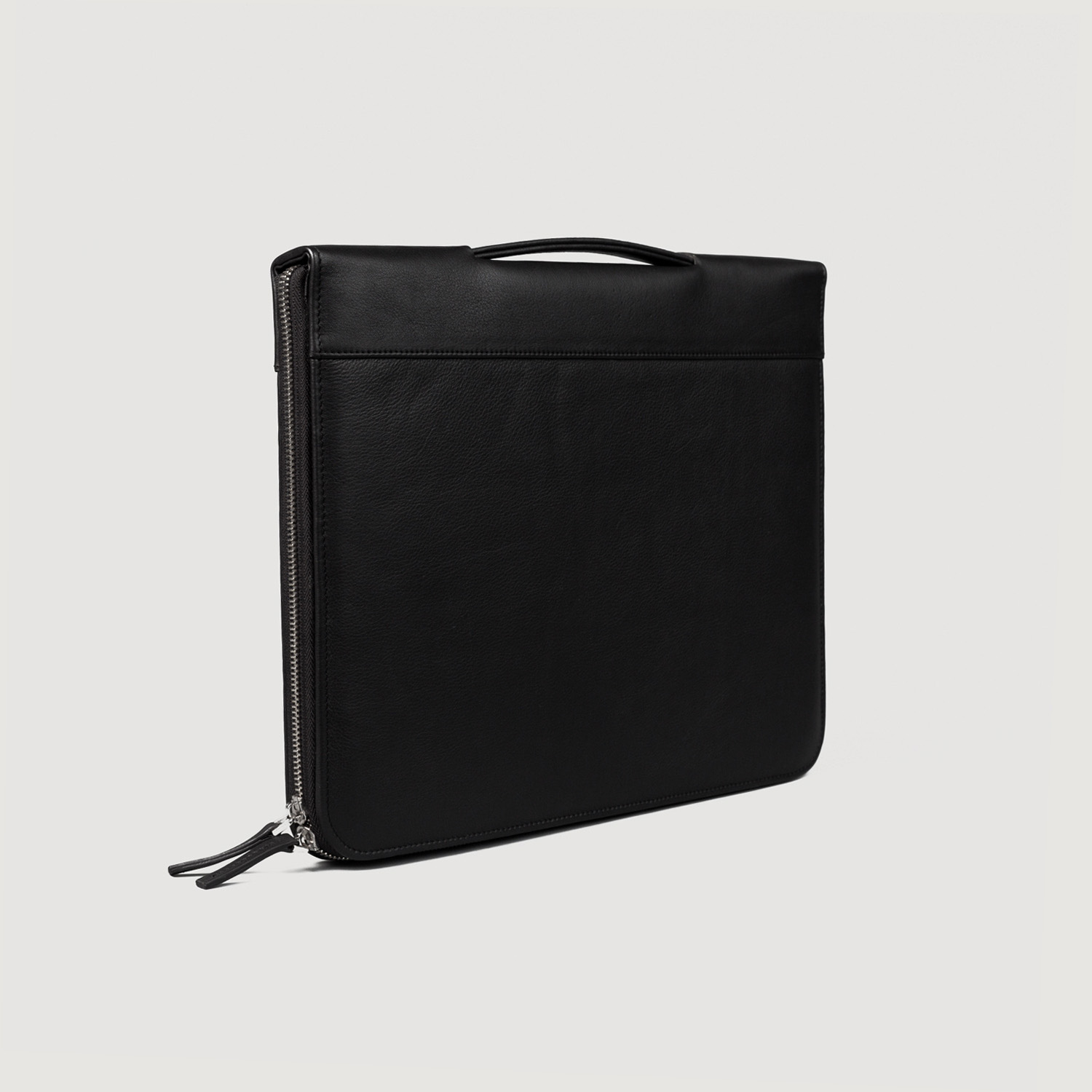 The Eclectic Black Leather Folio Organizer For Men & Women The Jacket