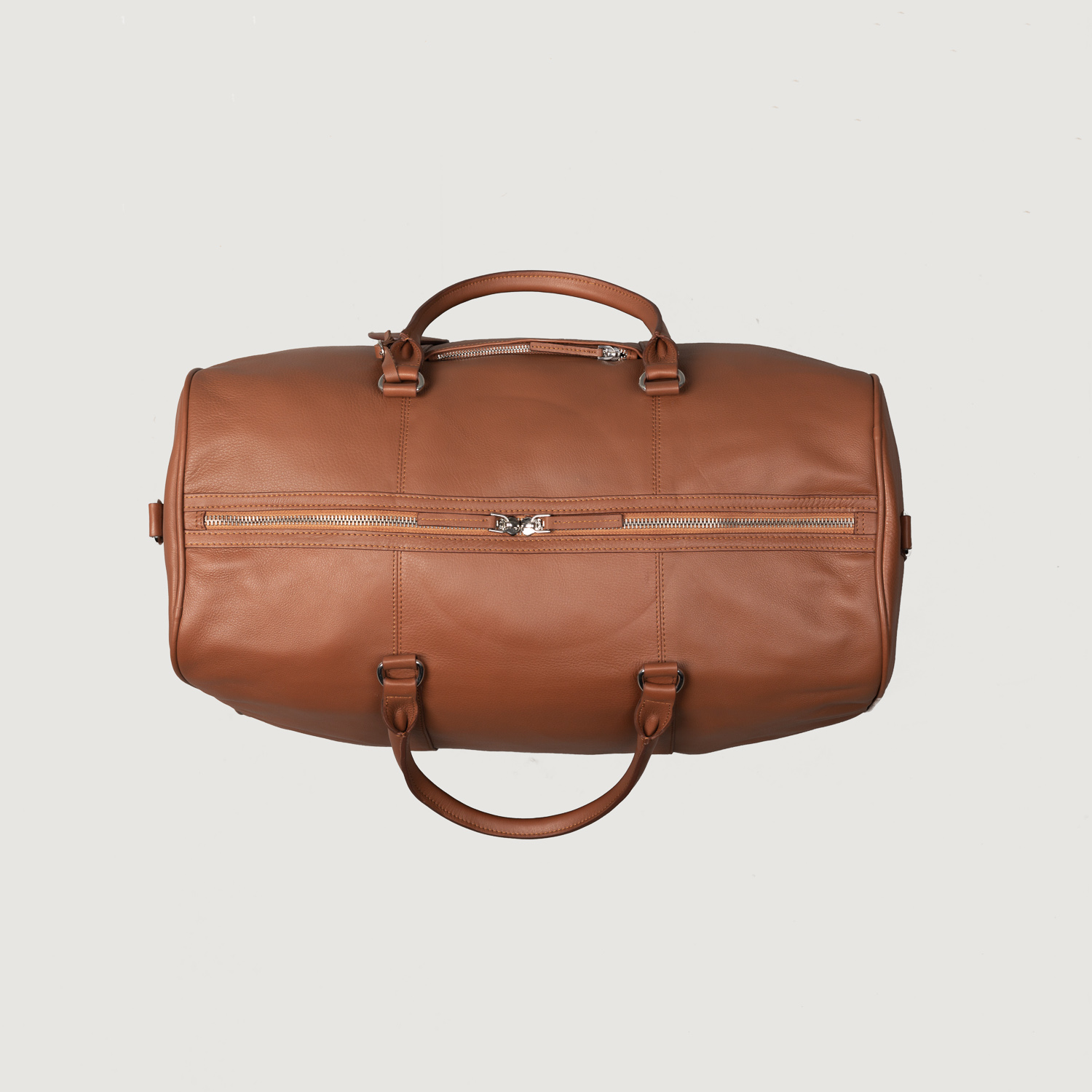 The Darrio Brown Leather Duffle Bag For Men & Women The Jacket Maker
