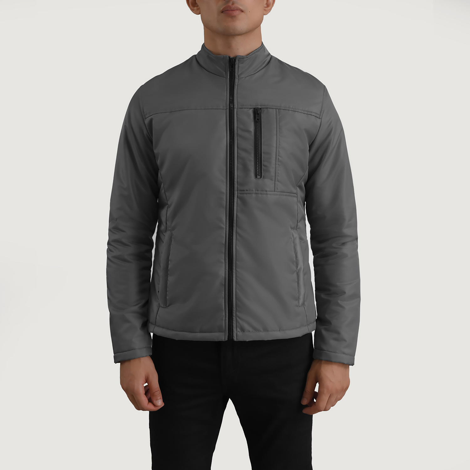 Elliot Grey Lightweight Jacket For Men The Jacket Maker