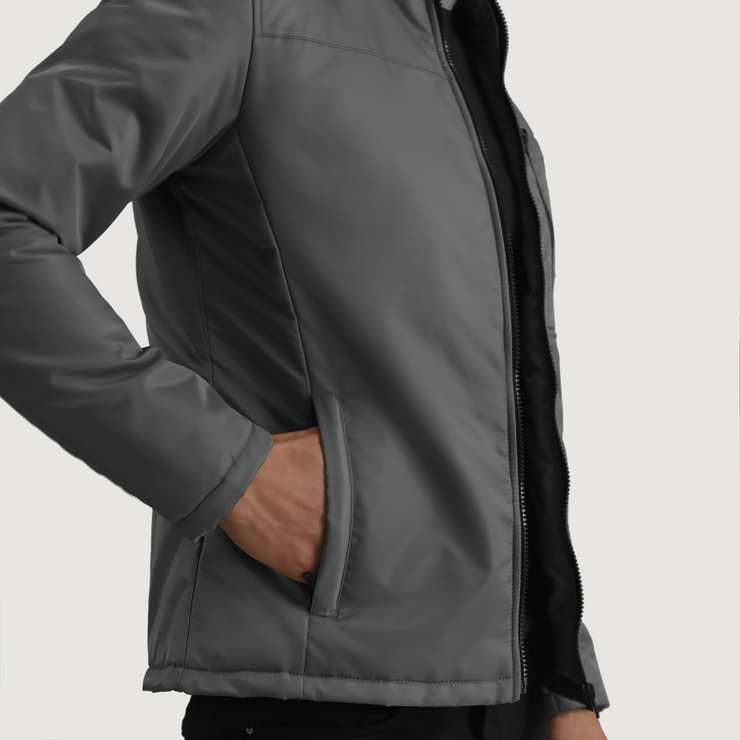 Elliot Grey Lightweight Jacket For Men The Jacket Maker