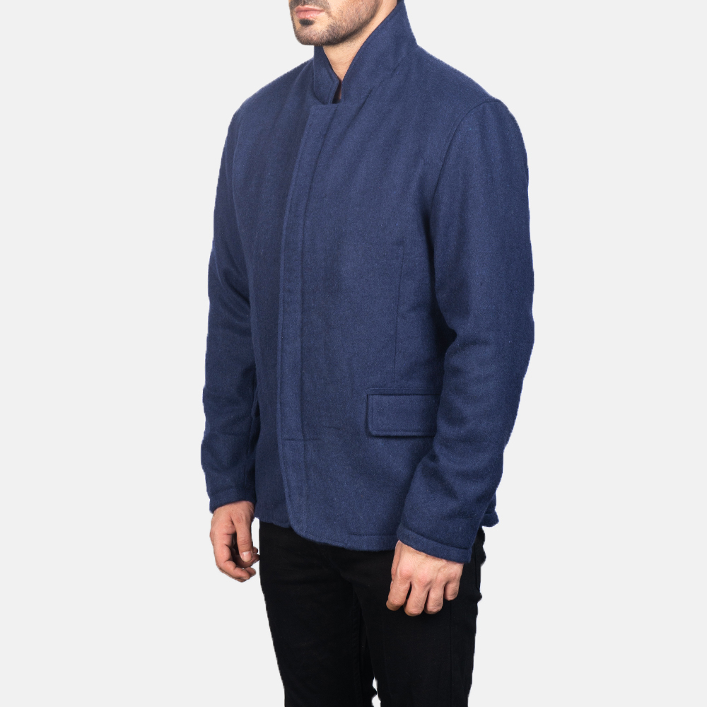 Men's Thomas Blue Wool Jacket