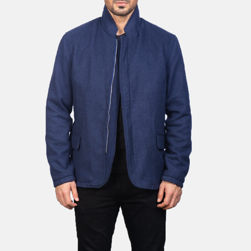 Men's Thomas Blue Wool Jacket