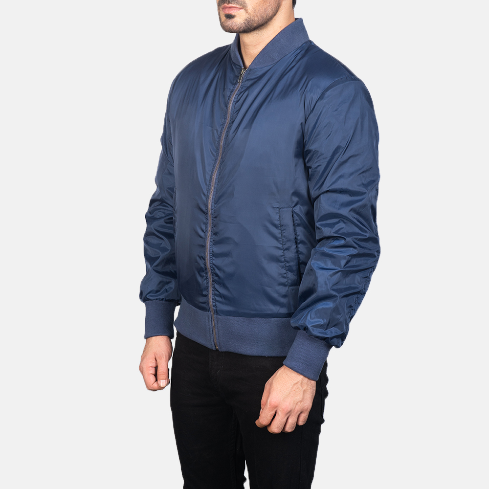 Men's Zack Blue Bomber Jacket